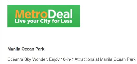 ocean park metrodeal|Buy Tickets .